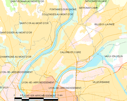 Map commune FR insee code 69034